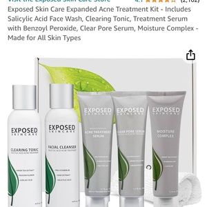 Exposed Skincare Expanded Kit Acne treatment